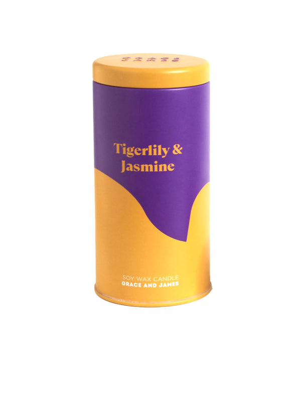 Tigerlily & Jasmine - Aromatic Soy Wax Candle 70 Hour