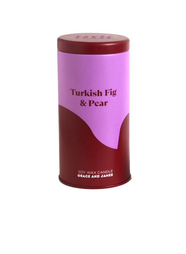 Turkish Fig & Pear - Aromatic Soy Wax Candle 70 Hour