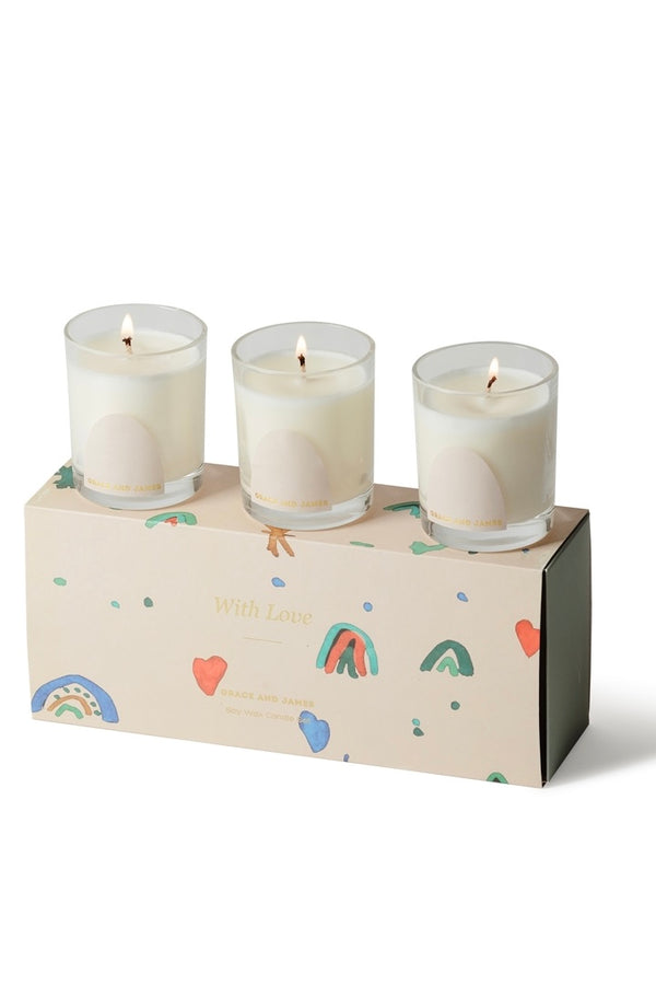 With Love Trio 20hr Candle Pack