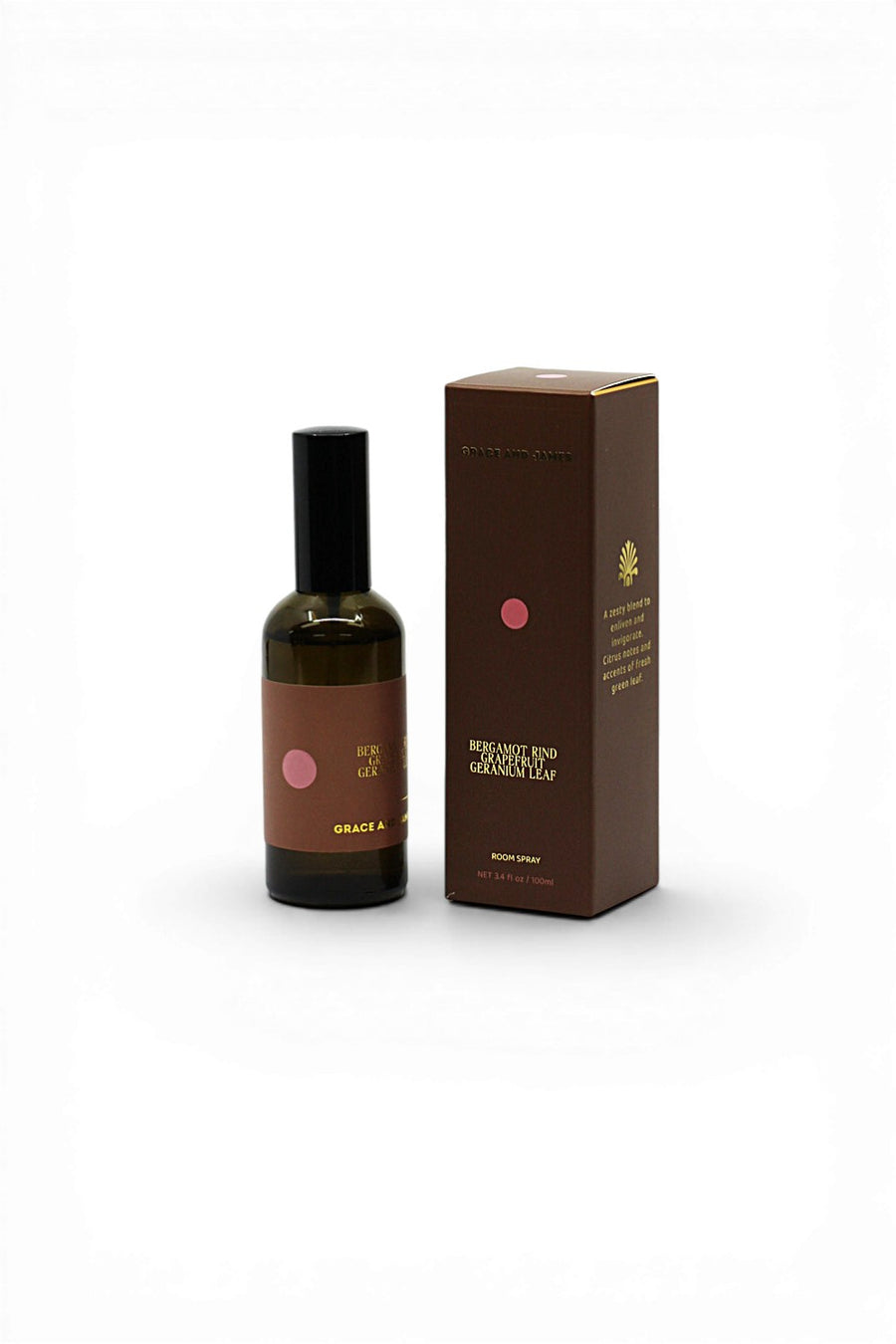 Bergamot Rind, Grapefruit & Geranium Room Spray 100ml – Grace and James ...