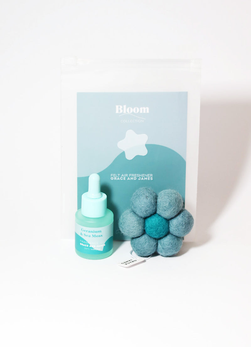 Geranium & Sea Moss - Felt Air Freshener
