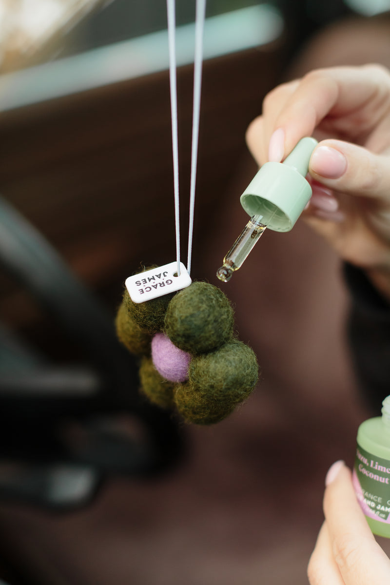 Yuzu, Lime & Coconut - Felt Air Freshener