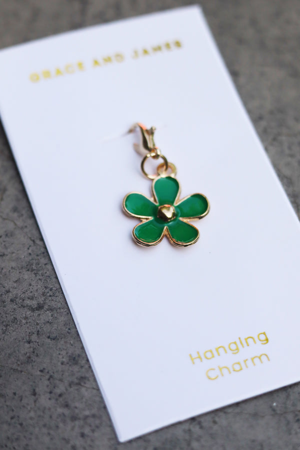 Hanging Charm - Flower Green