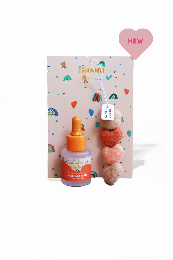 Passionfruit & Vanilla Sorbet Heart Felt Air Freshener